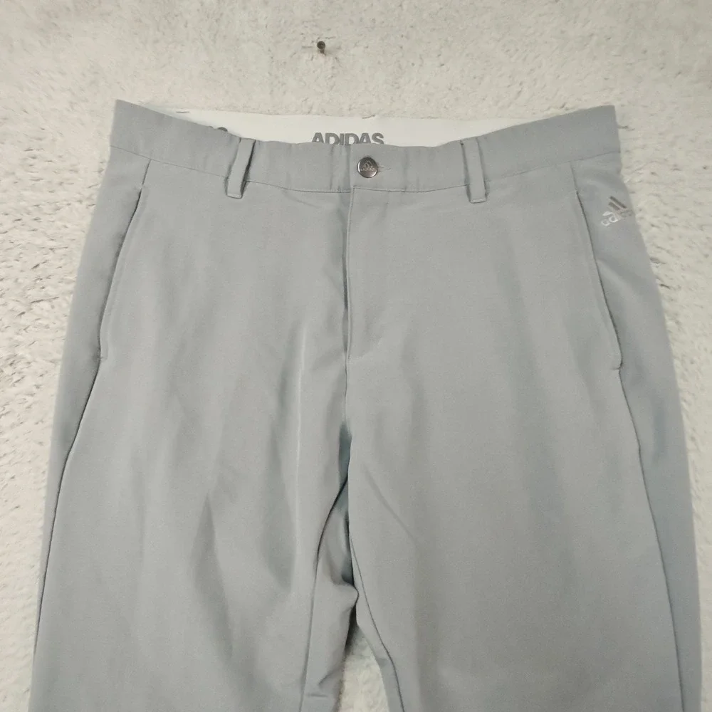 Adidas Ultimate365 Golf Pants Mens 33x34 Gray Performance Athletic Preppy Tech